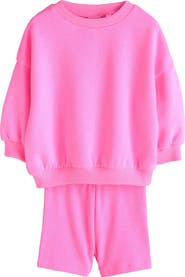 NEXT Kids' Sweatshirt & Bike Shorts