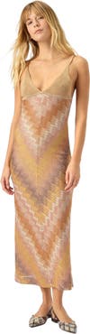 Missoni Viscose Lamé Gown With Deep Neckline