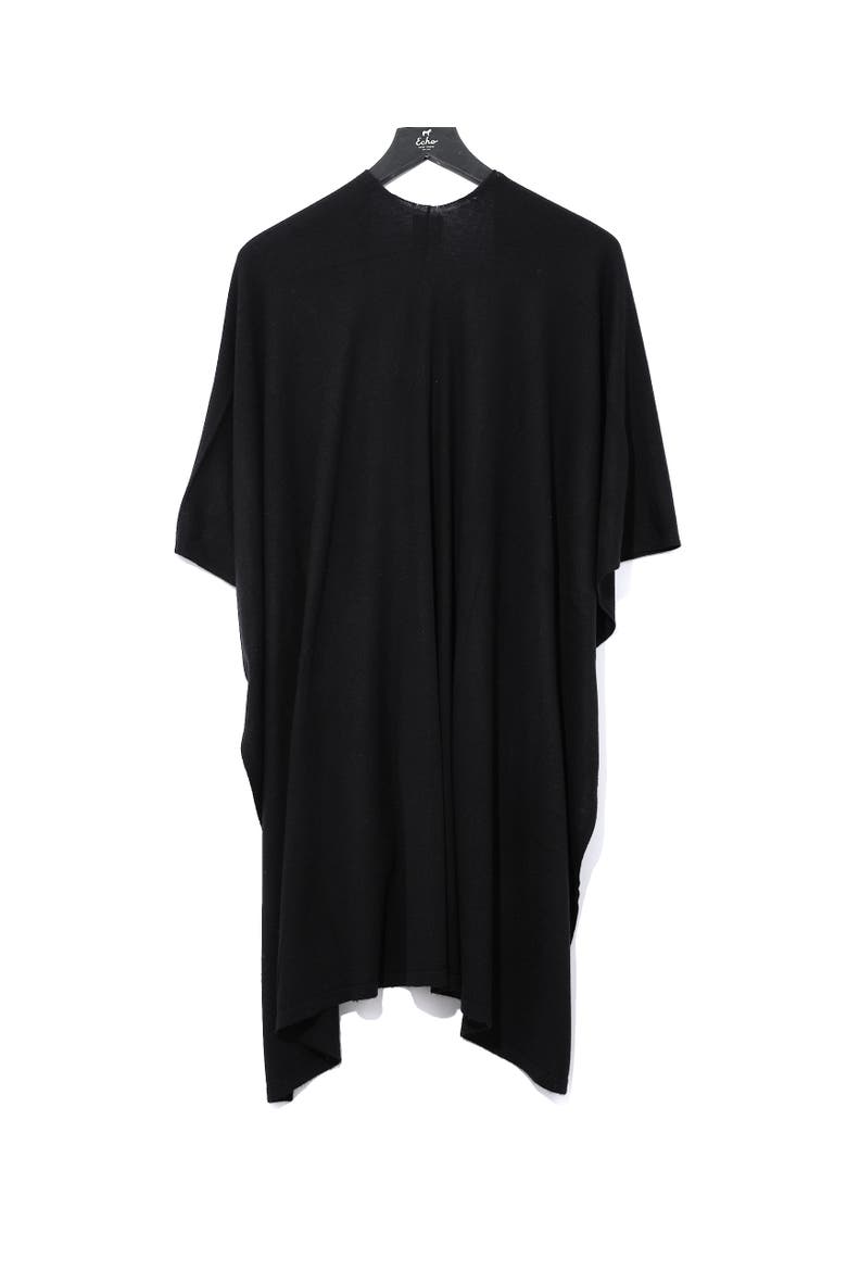 Essentials Ruana, Alternate, color, Black