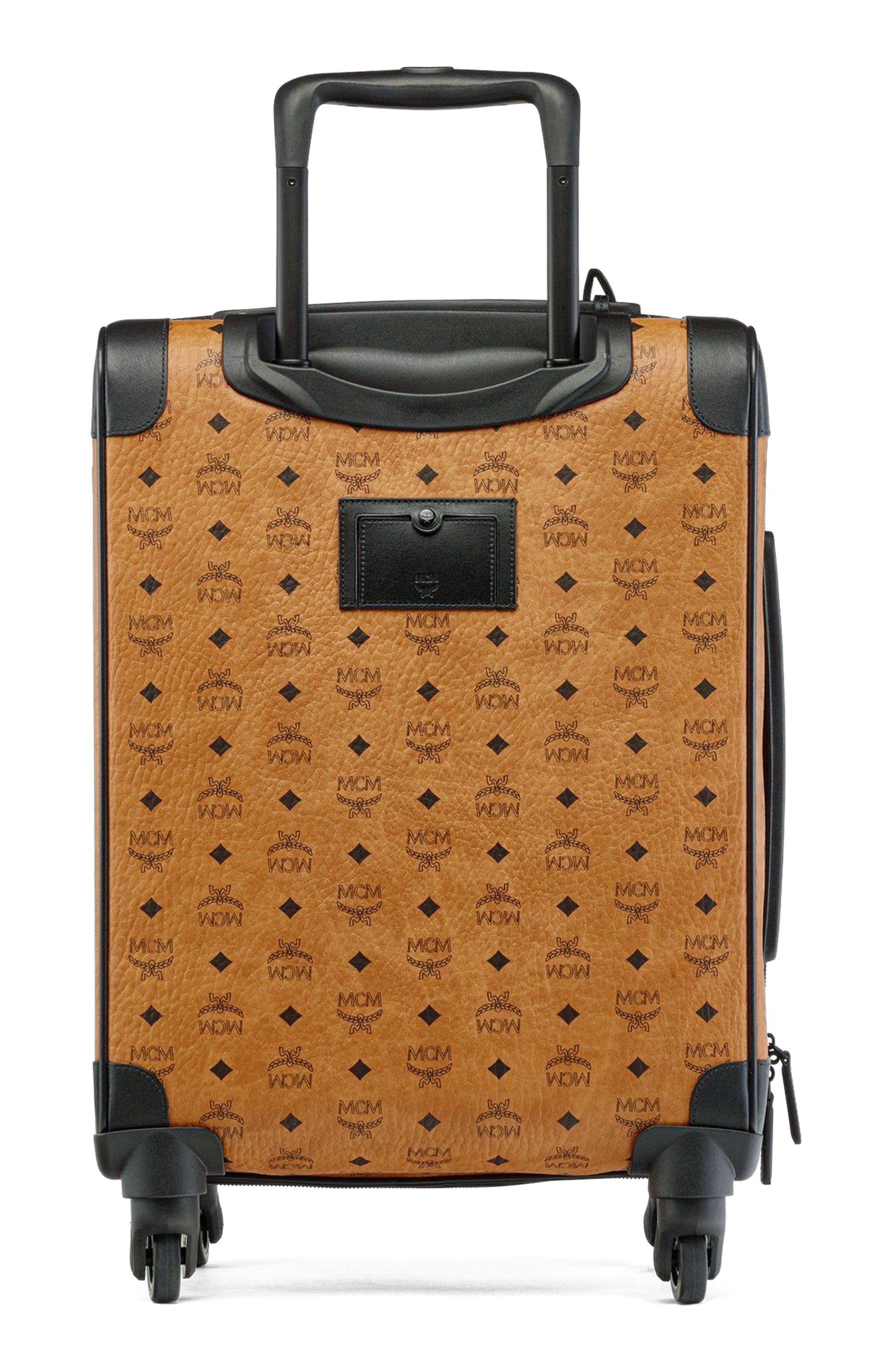 MCM Ottomar Trolley in Visetos, Alternate, color, Brown