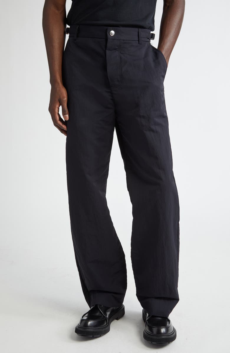 Jacquemus Le Pantalon Jean Straight Leg Cotton & Linen Pants, Main, color, 