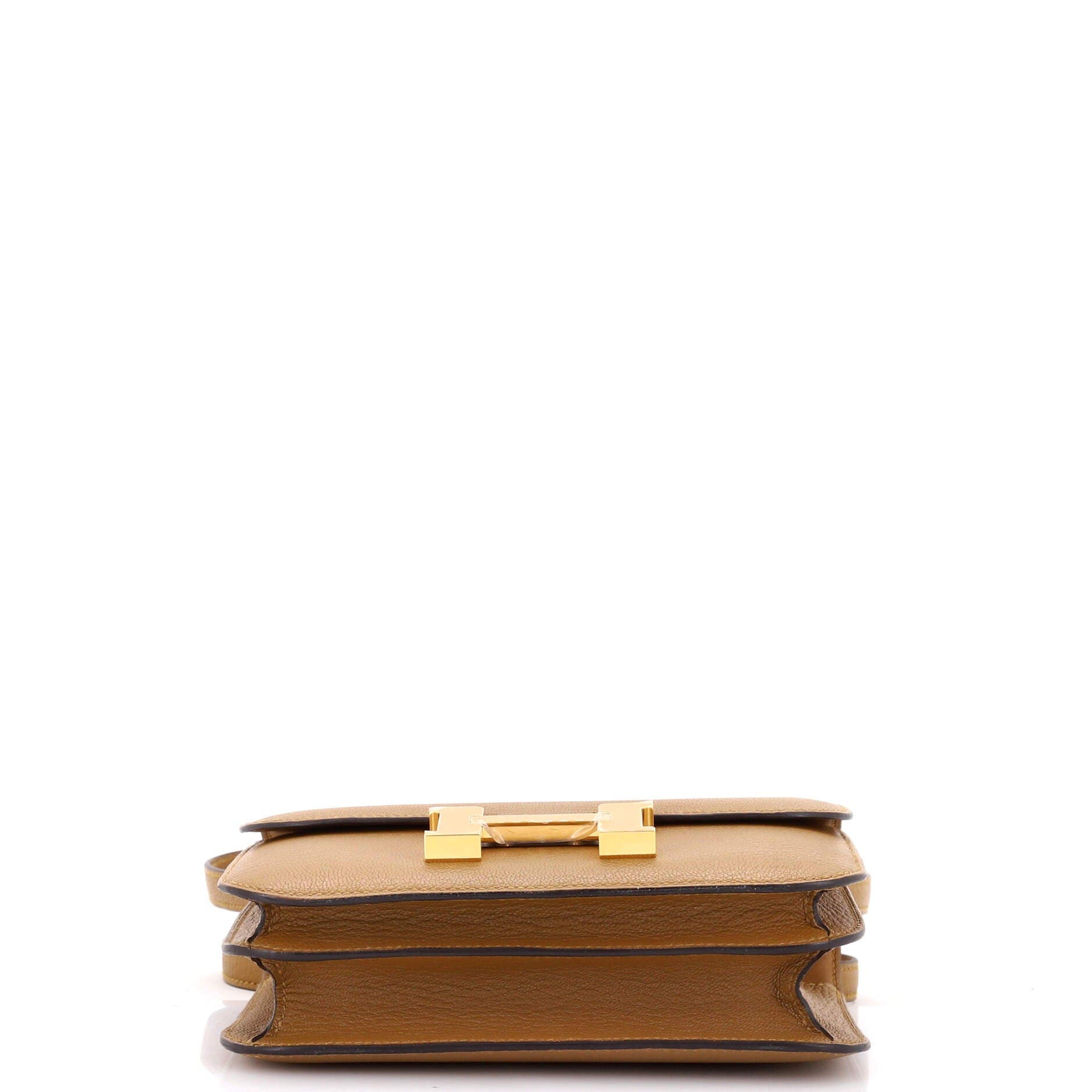 Pre-Owned Hermes Constance NM Bag Chevre Mysore 18, Alternate, color, Bronze Dore