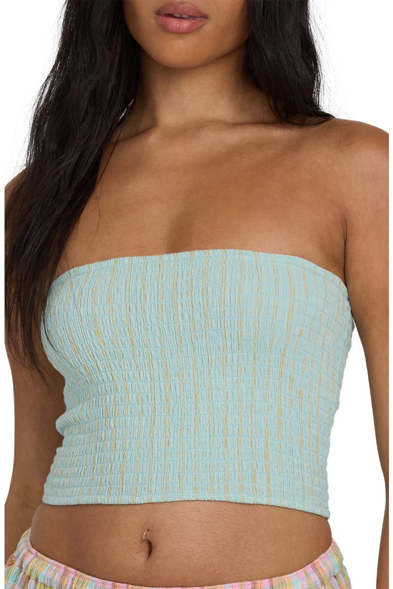 Keep It Simple 2 Stripe Smocked Tube Top, Alternate, color, CLEARWATER