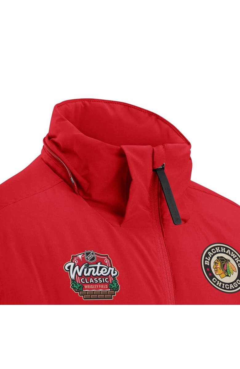 FANATICS Men's Fanatics Red Chicago Blackhawks 2025 NHL Winter Classic Full-Zip Insulated Jacket, Alternate, color,