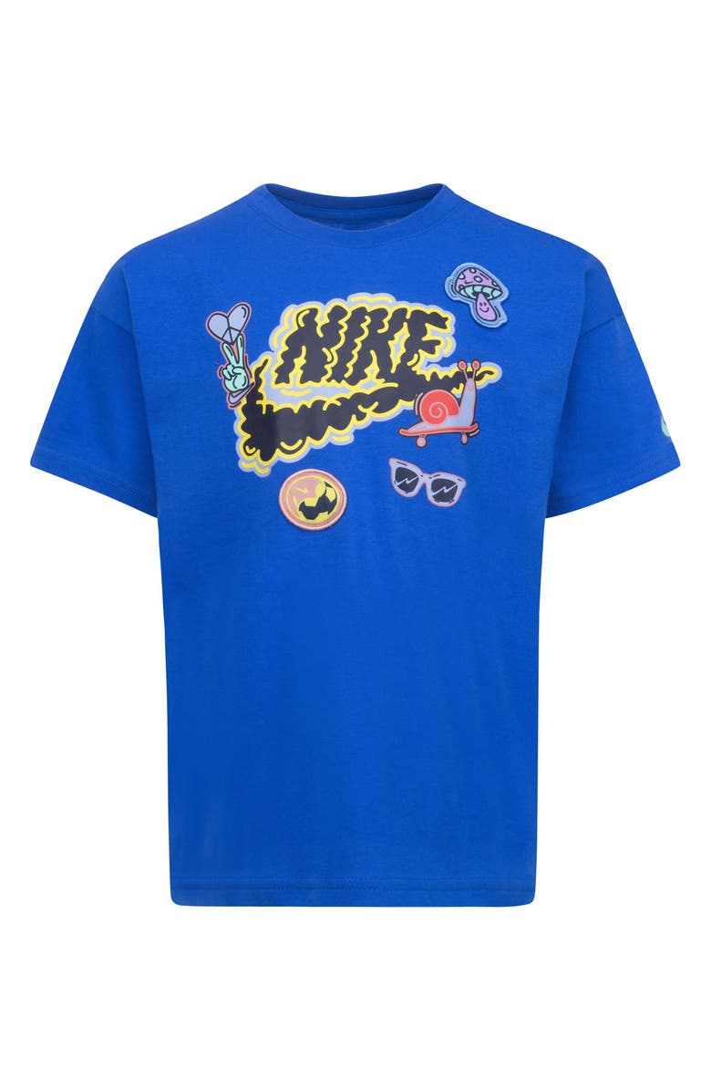 Nike Kids' Appliqué Graphic T-Shirt, Main, color, Game Royal