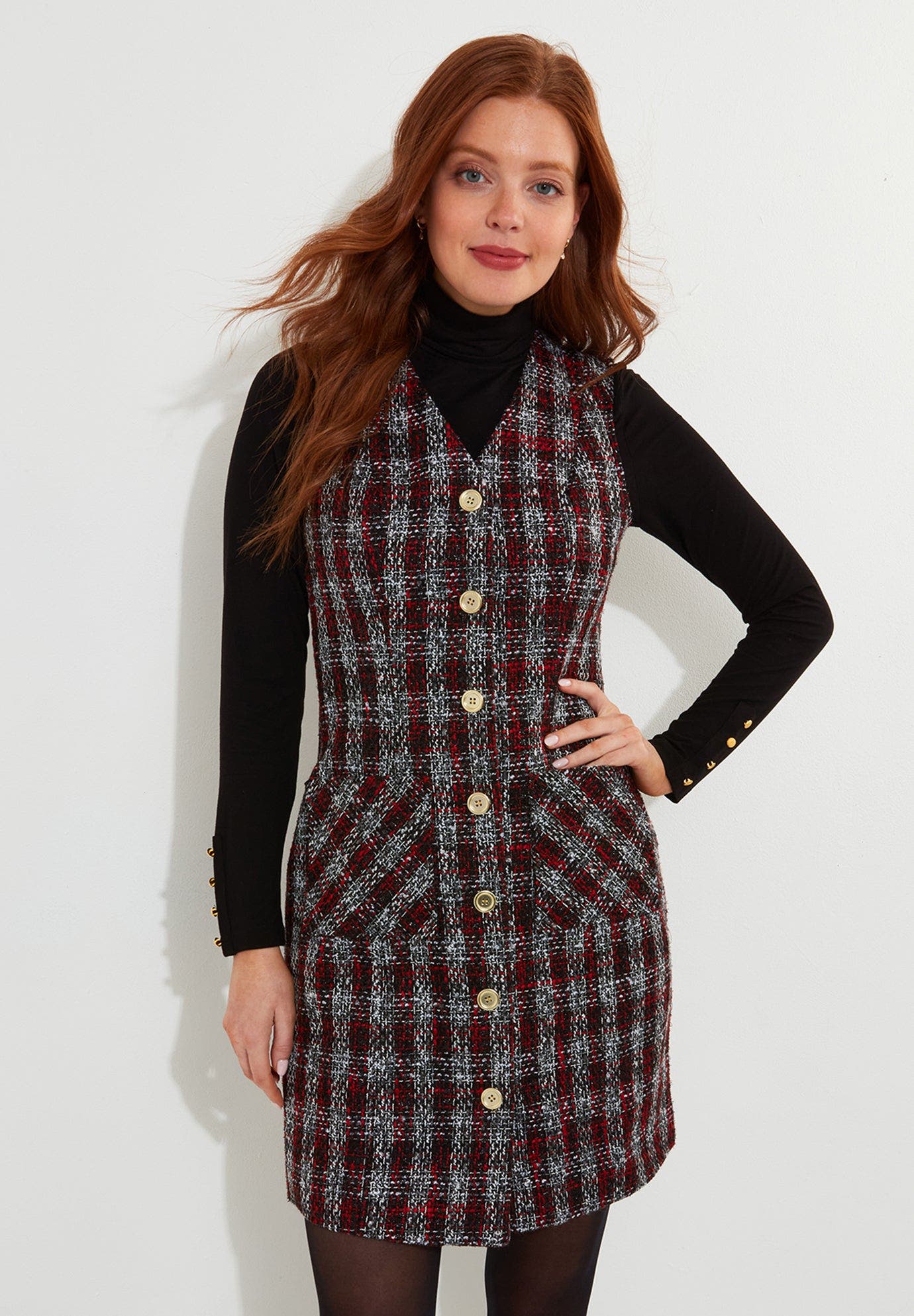 selected RED PLAID