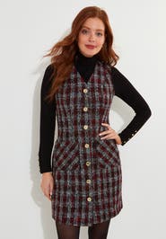 Joe Browns Sleeveless Tweed Dress