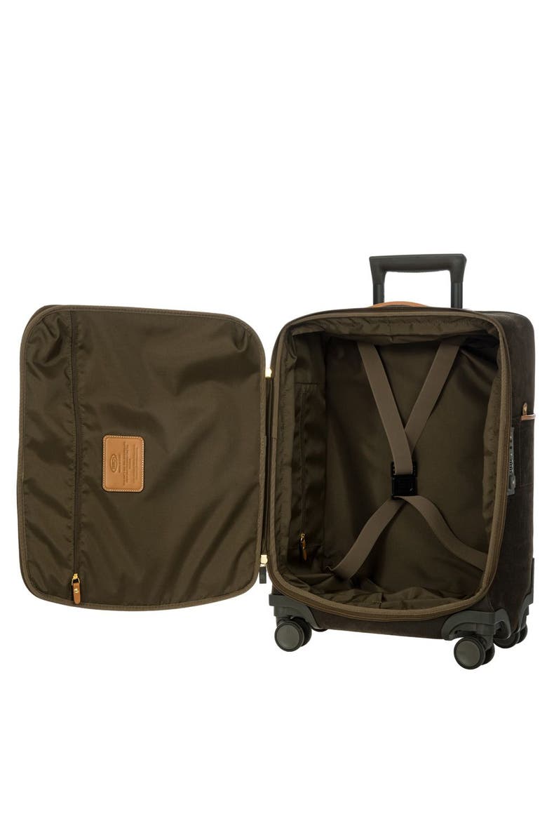 Life Softside 21" Carry On Compound Spinner Luggage, Alternate, color, Olive