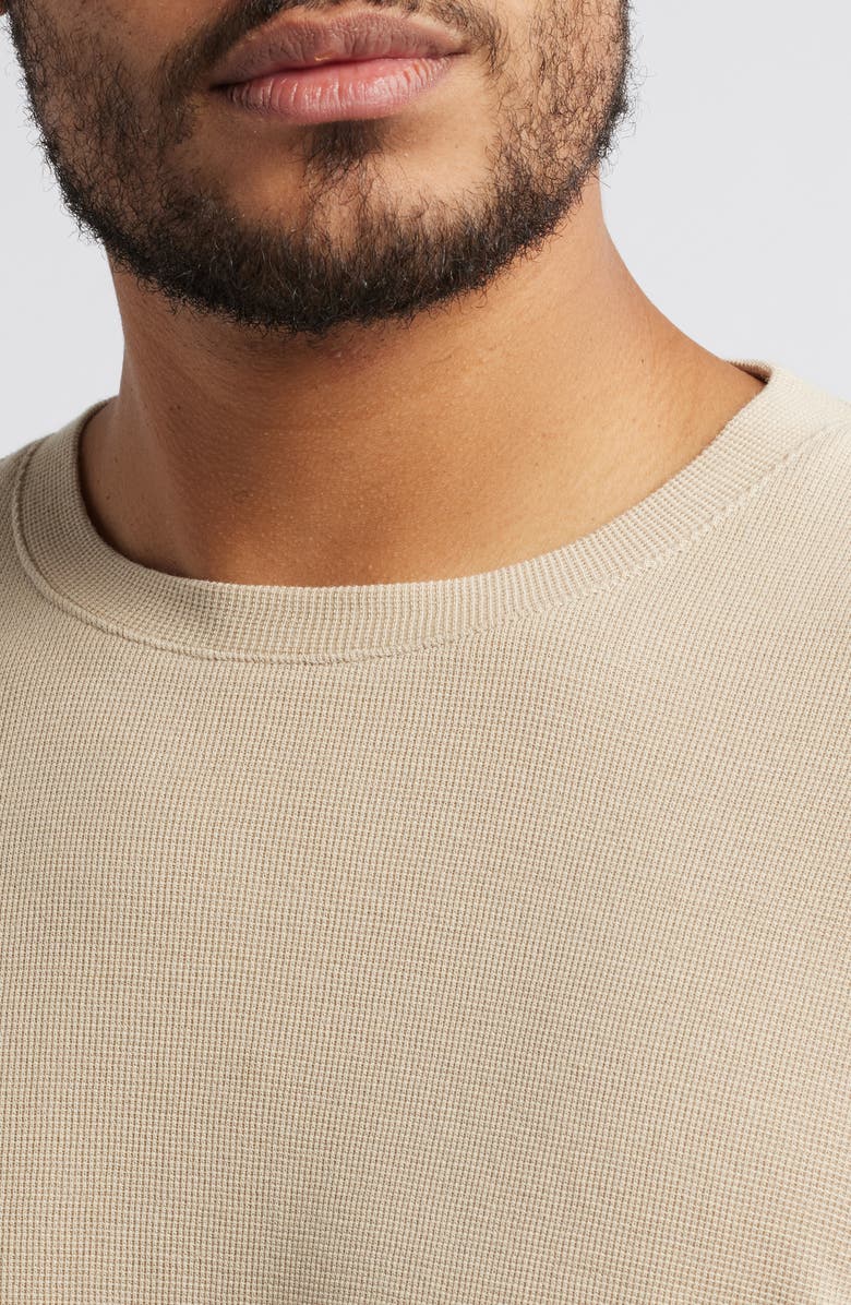 NN07 Clive Long Sleeve Waffle Knit Tee, Alternate, color, White Pepper
