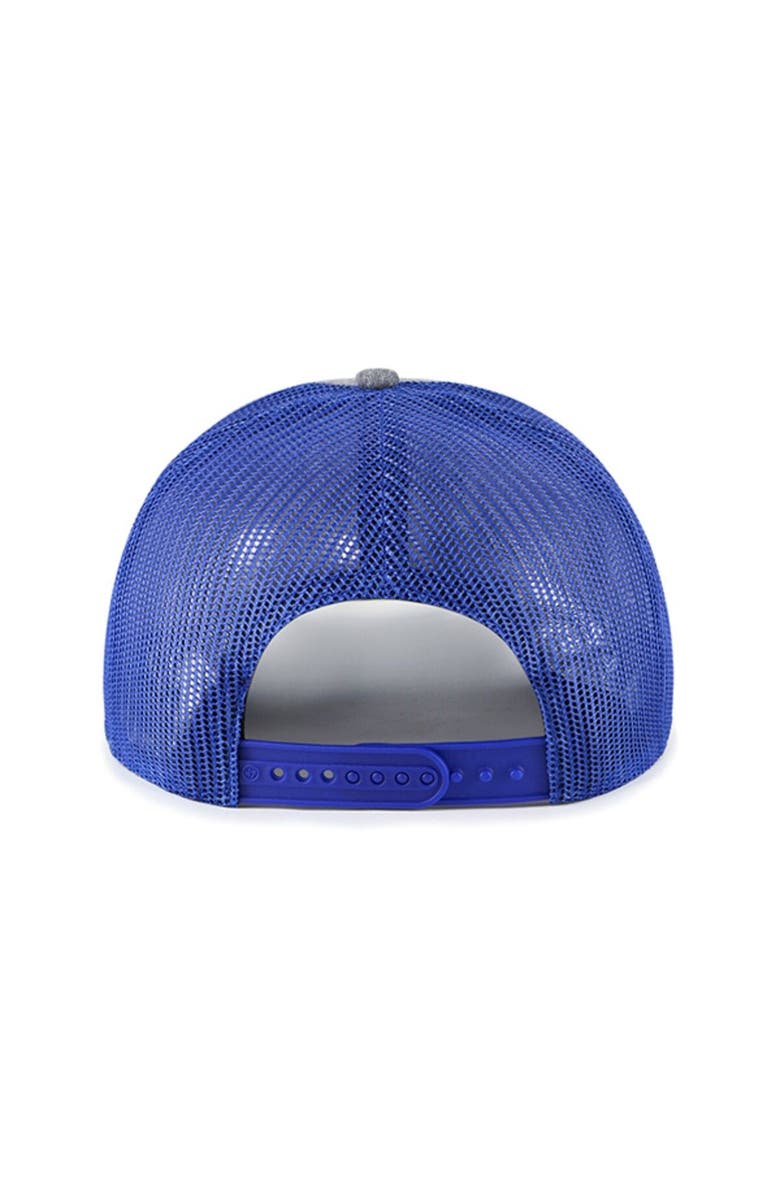 '47 Men's '47  Charcoal Kentucky Wildcats Slate Trucker Snapback Hat, Alternate, color, 