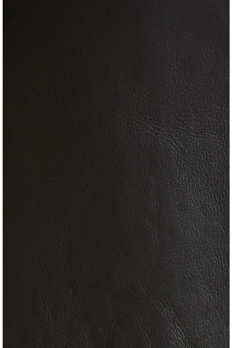 Mary Genuine Shearling Wrap Coat, Alternate, color, BLACK