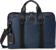 TUMI Academy Coated Canvas Briefcase