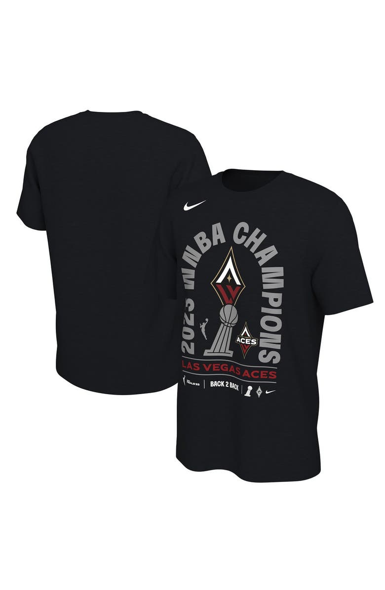 Nike Unisex Nike Black Las Vegas Aces 2023 WNBA Finals Champions Locker Room Authentic T-Shirt, Alternate, color, 