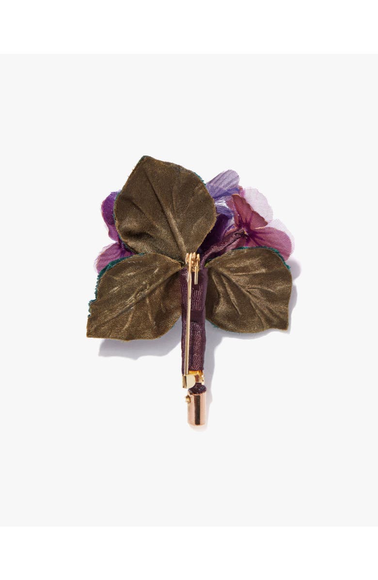 Helena Simon The Violet Cluster Floral Brooch, Alternate, color, Purple