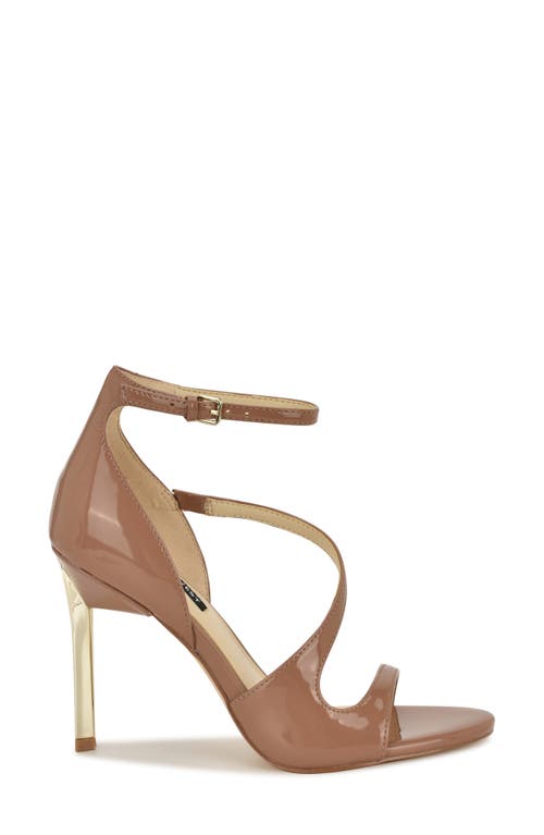 Nine West Shimmy Ankle Strap Sandal In Neutral
