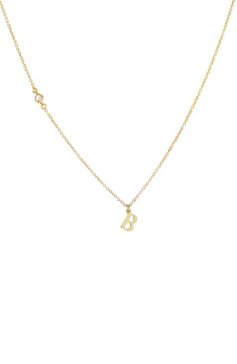 Initial Pendant Necklace