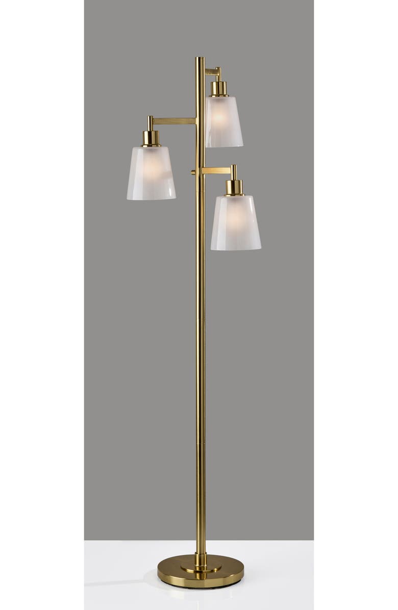 ADESSO LIGHTING Gio Tree Lamp, Alternate, color, Brass