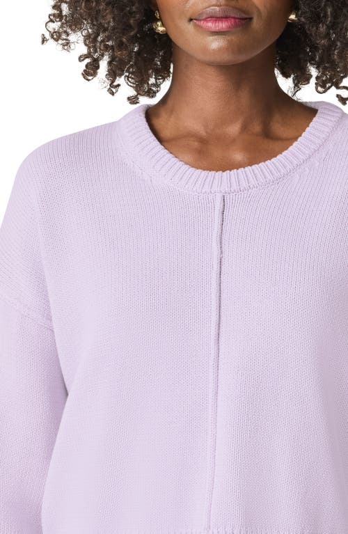 Splendid Jayde Seam Cotton Sweater In Twilight