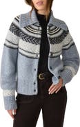 Faherty Native Knitter Eyedazzler Alpaca Blend Cardigan