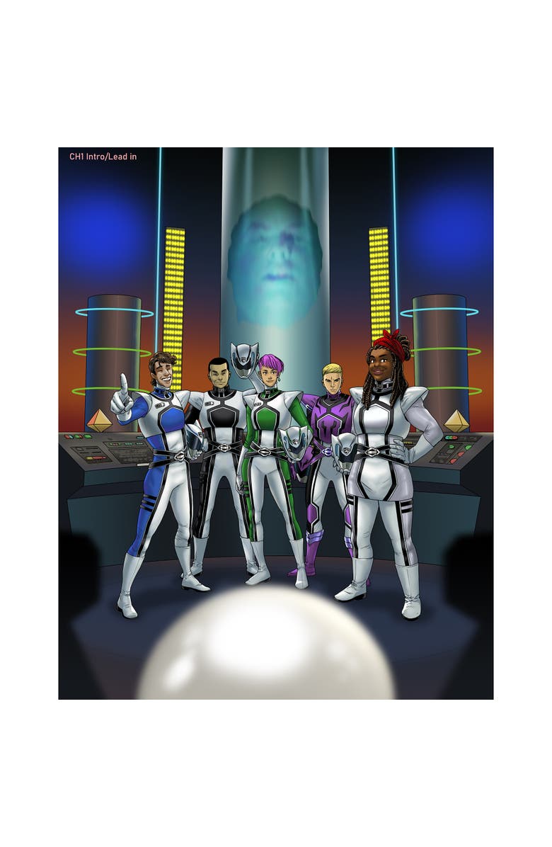 Renegade Game Studios Power Ranger Roleplaying Game Beneath The Helmet Sourcebook, Alternate, color, Multicolored