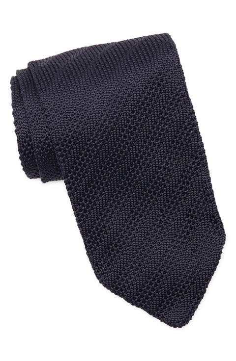 Stanley Solid Knit Tie