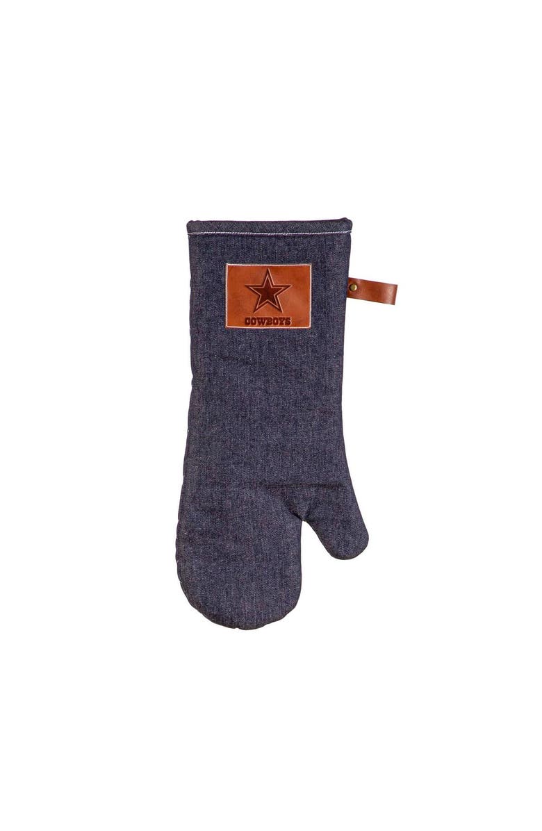 Evergreen Enterprises Dallas Cowboys Grill Apron and Glove Set, Alternate, color, Denim