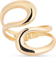 NORDSTROM RACK Open Teardrop Hinged Cuff Bracelet