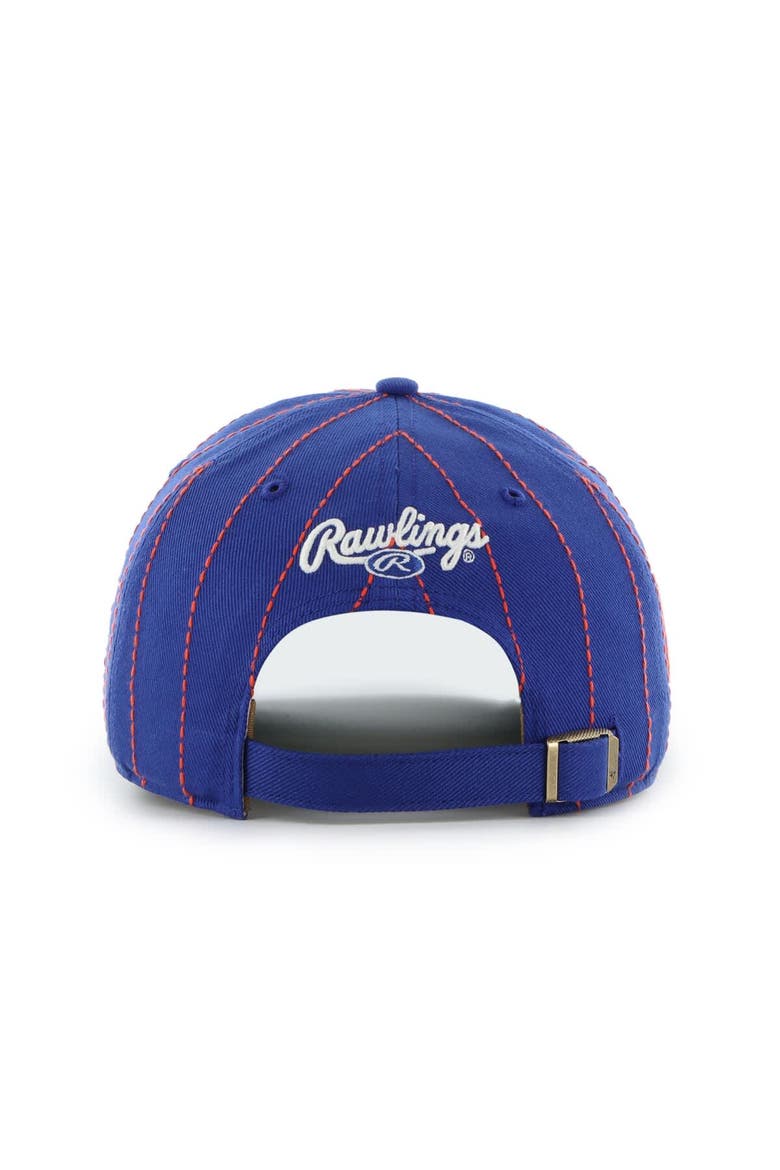 Men's '47 x Rawlings Royal New York Mets Pinstripe Hitch Adjustable Hat, Alternate, color, Royal