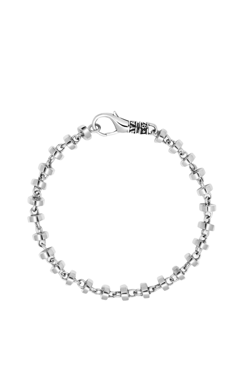 Sterling Silver Round Link Bracelet