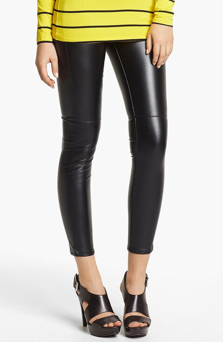 MICHAEL Michael Kors Faux Leather Leggings, Main, color, 