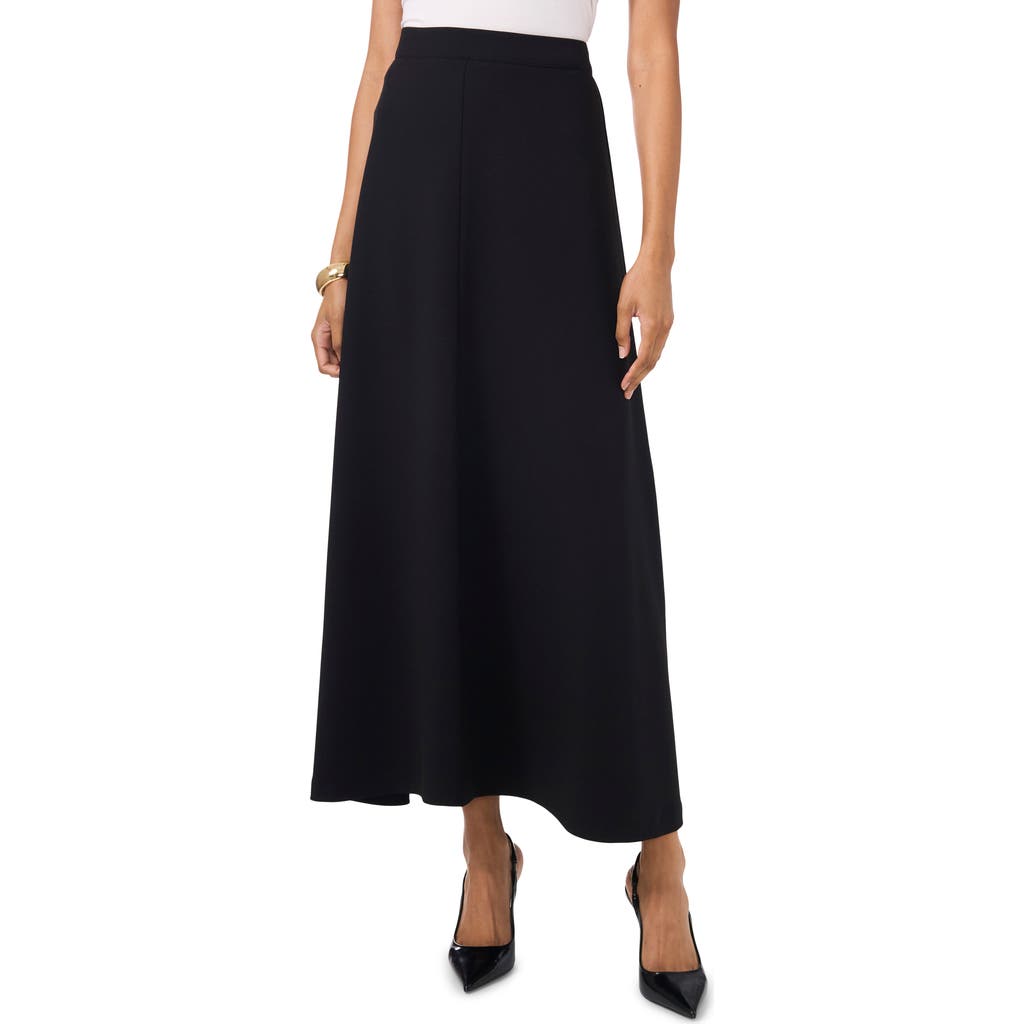 Vince Camuto Knit Maxi Skirt In Rich Black