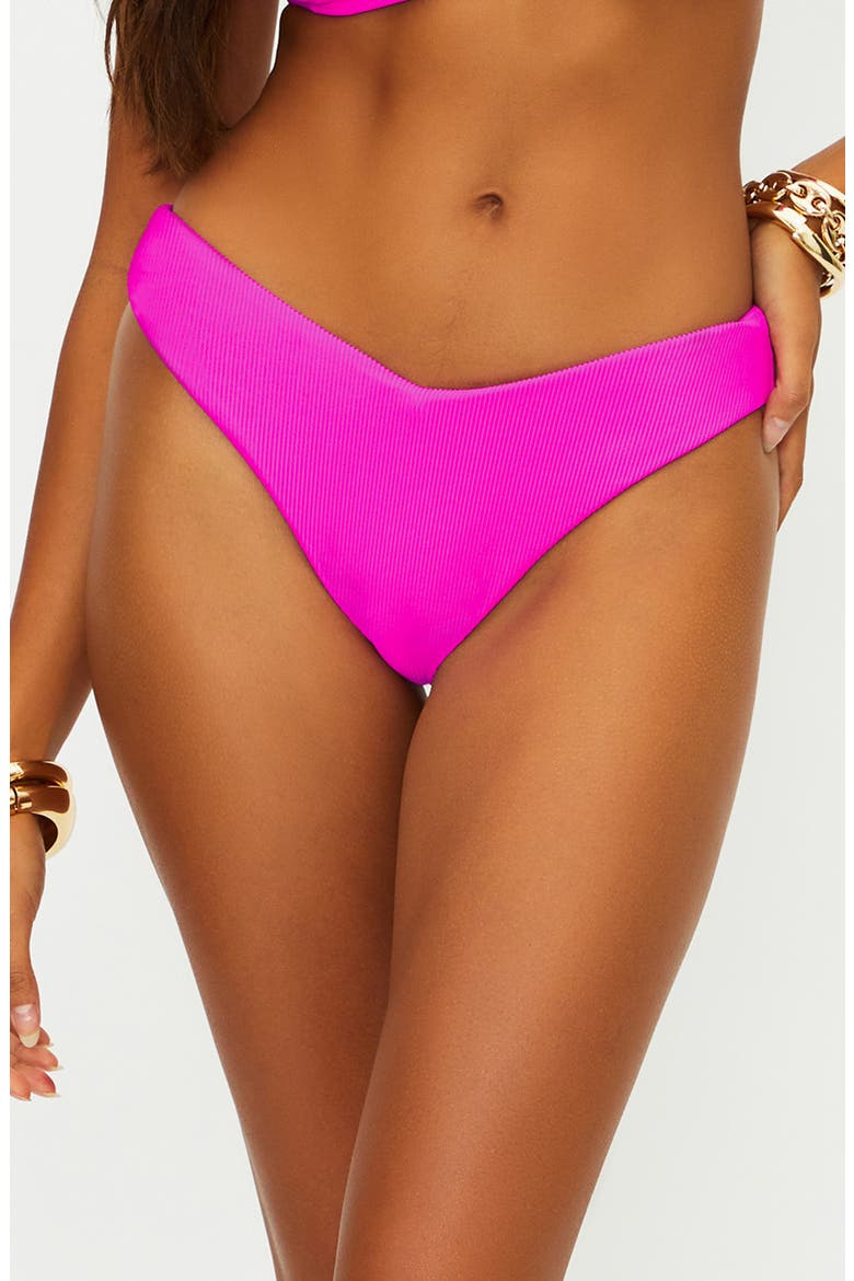 Vanessa High Cut Bikini Bottoms, Main, color, BOUQUET