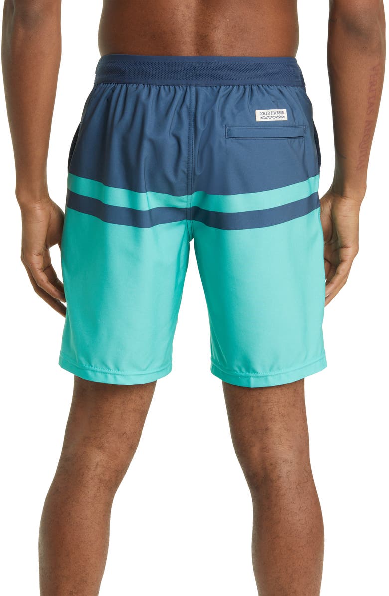Fair Harbor The Ozone Swim Trunks, Alternate, color, Jade