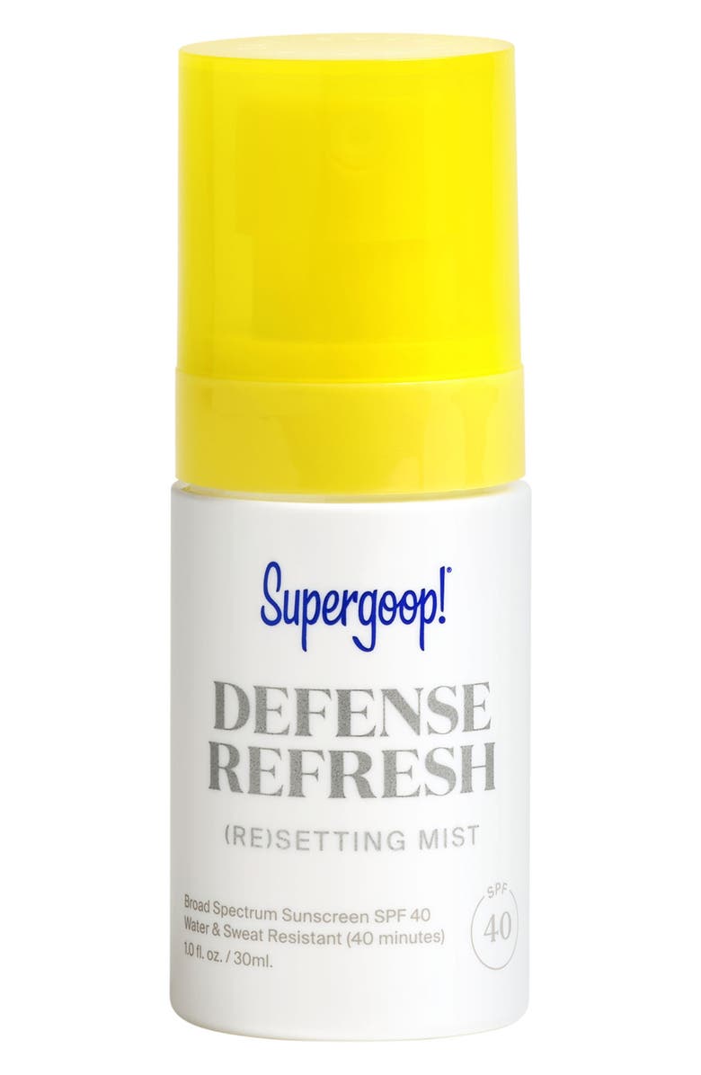 Supergoop!<sup>®</sup> Defense Refresh (Re)setting Mist SPF 40 Sunscreen, Alternate, color, 