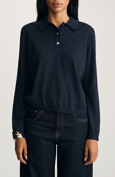 Wool Polo Sweater