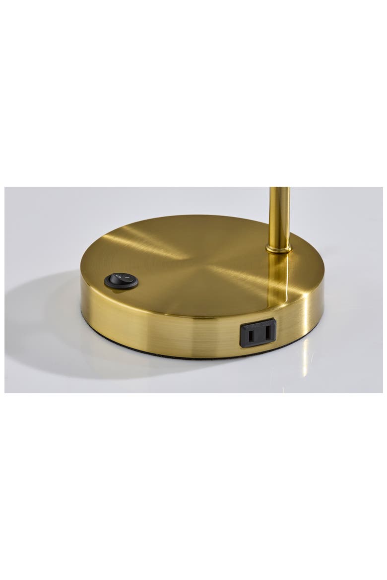 Rowe Supercharger LED Desk Lamp, Alternate, color, ANTIQUE BRASS