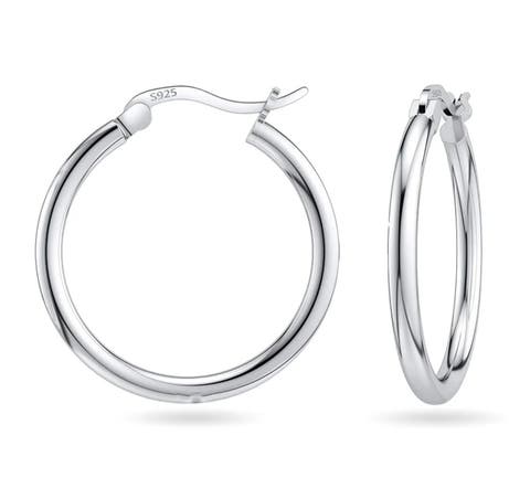 Sterling Silver Hoop Earrings