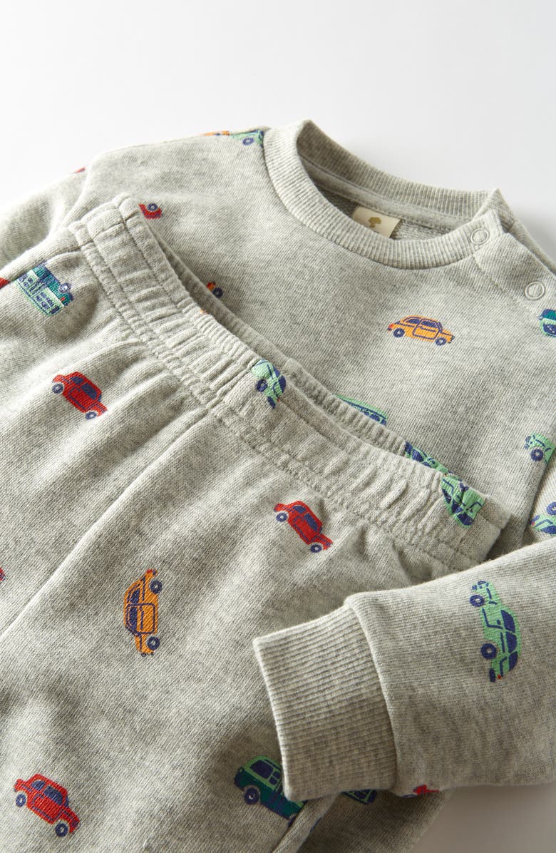 Tucker + Tate Print Fleece Sweatshirt & Joggers Set, Alternate, color, 