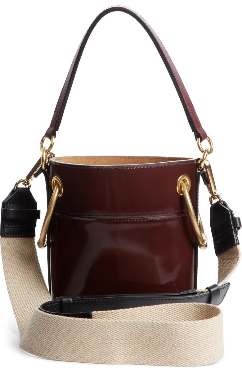 Chloé Small Roy Leather Bucket Bag, Alternate, color,
