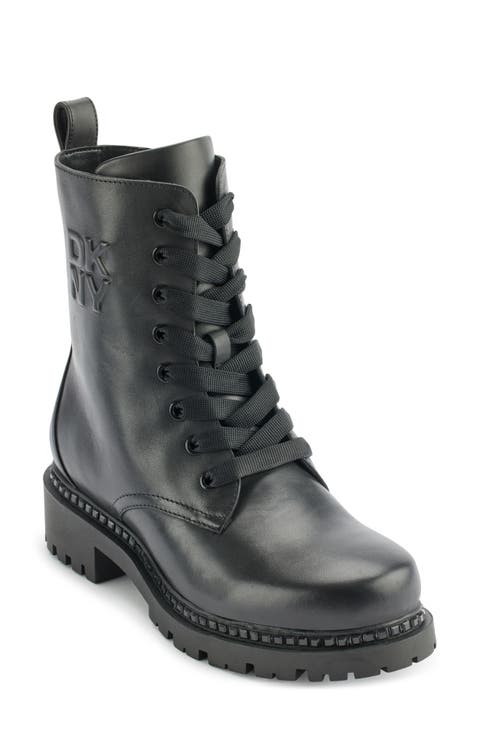 Rudy Leather Combat Boot (Women)