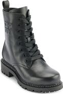 DKNY Rudy Leather Combat Boot