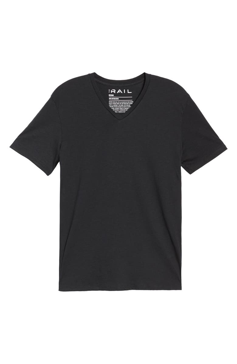 The Rail Slub Cotton V-Neck T-Shirt, Alternate, color,