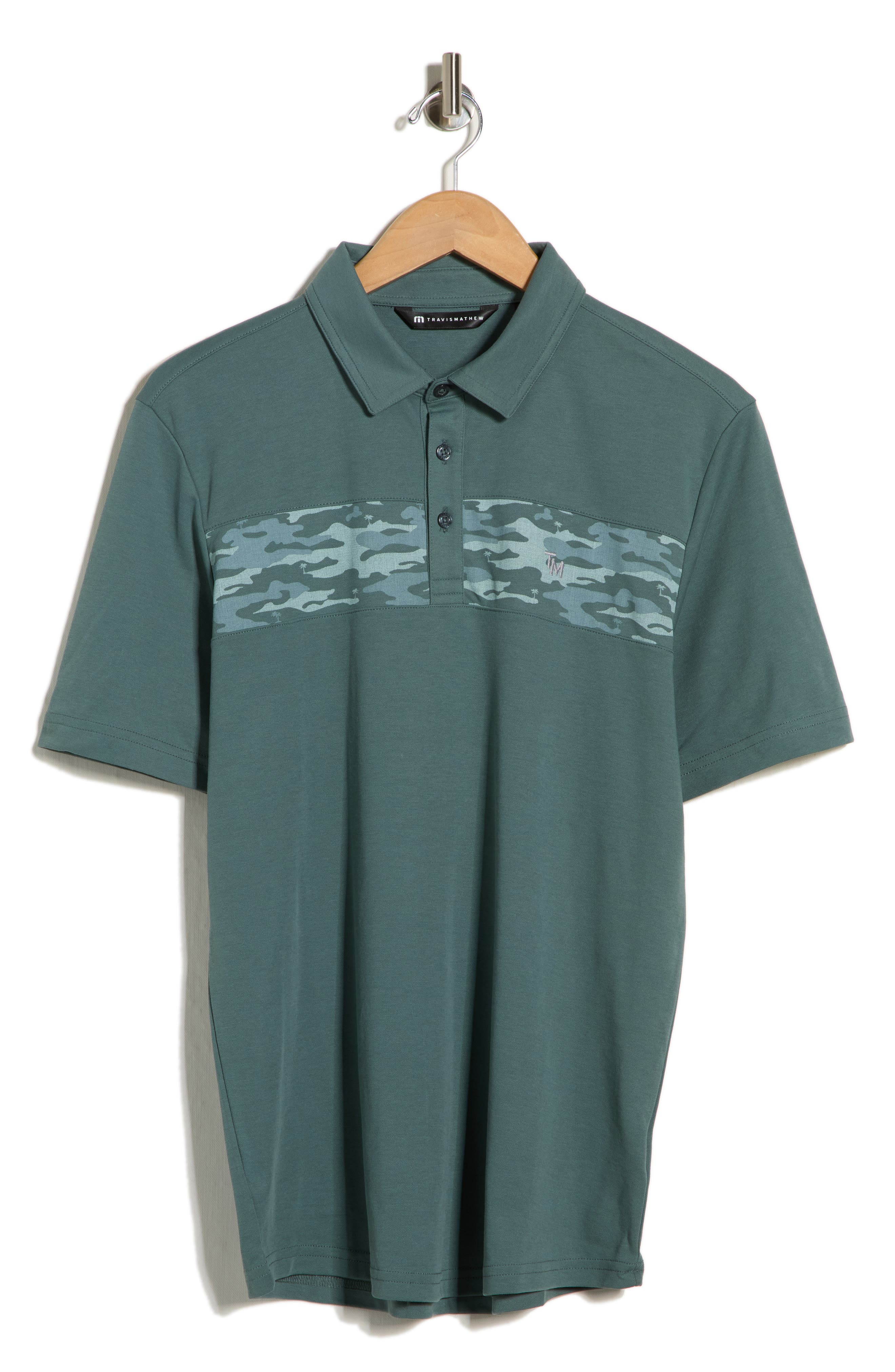 TravisMathew Stealth Handoff Cotton Blend Polo