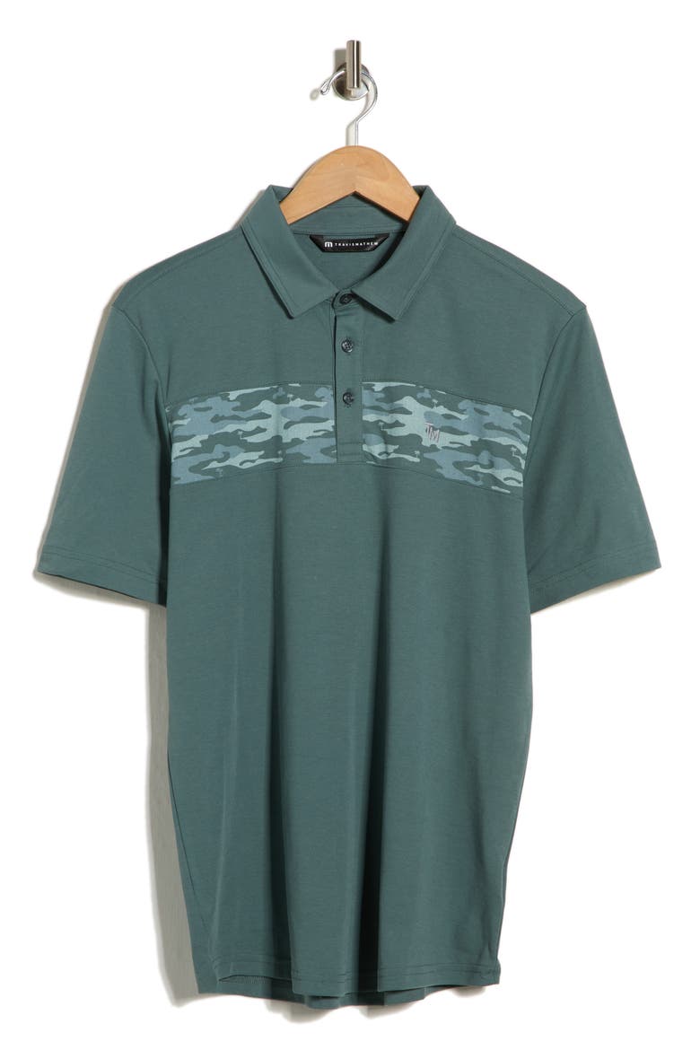 Stealth Handoff Cotton Blend Polo, Alternate, color, BALSAM GREEN