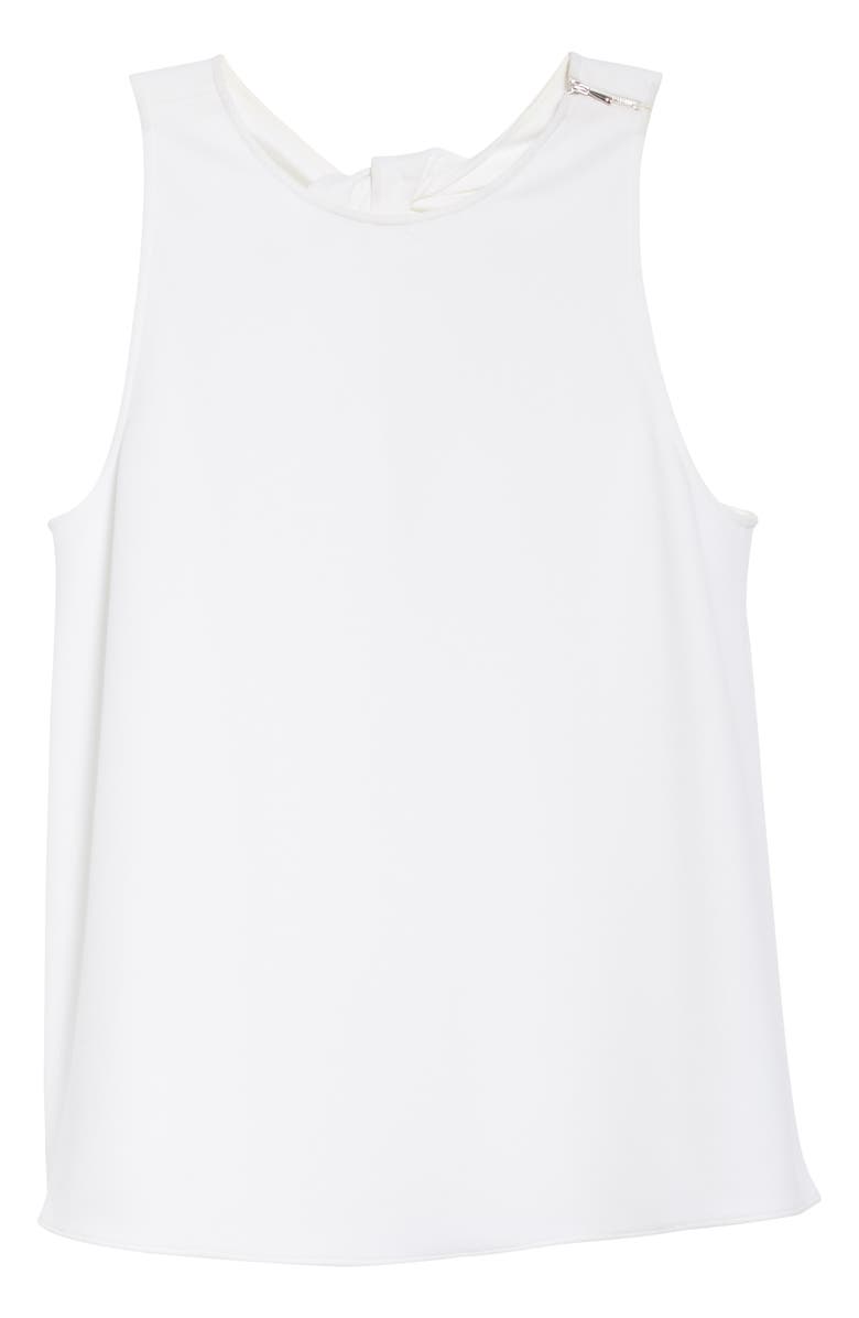 Tibi Twist Back Crepe Tank, Alternate, color,