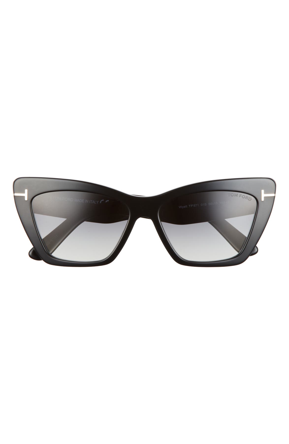 Tom Ford Tom Ford Wyatt 56mm Gradient Cat Eye Sunglasses