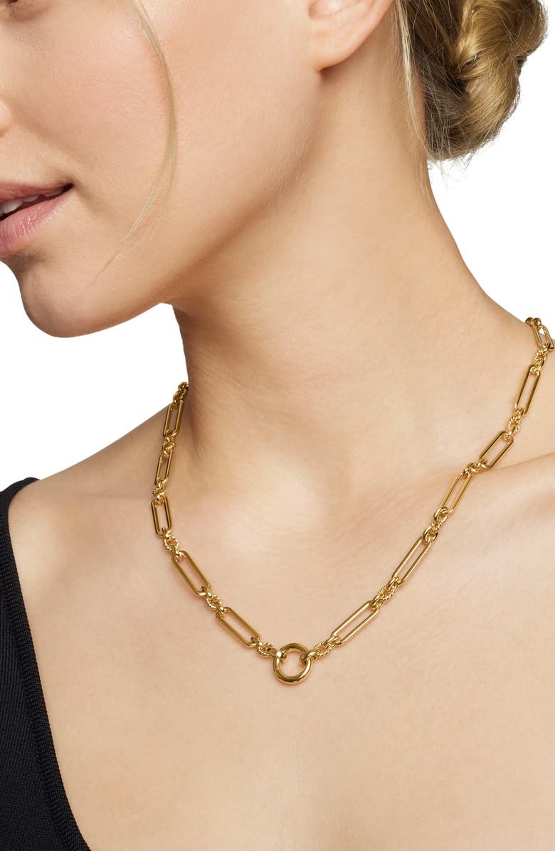 David Yurman Lexington 18K Gold Chain Necklace, Alternate, color, Yellow Gold