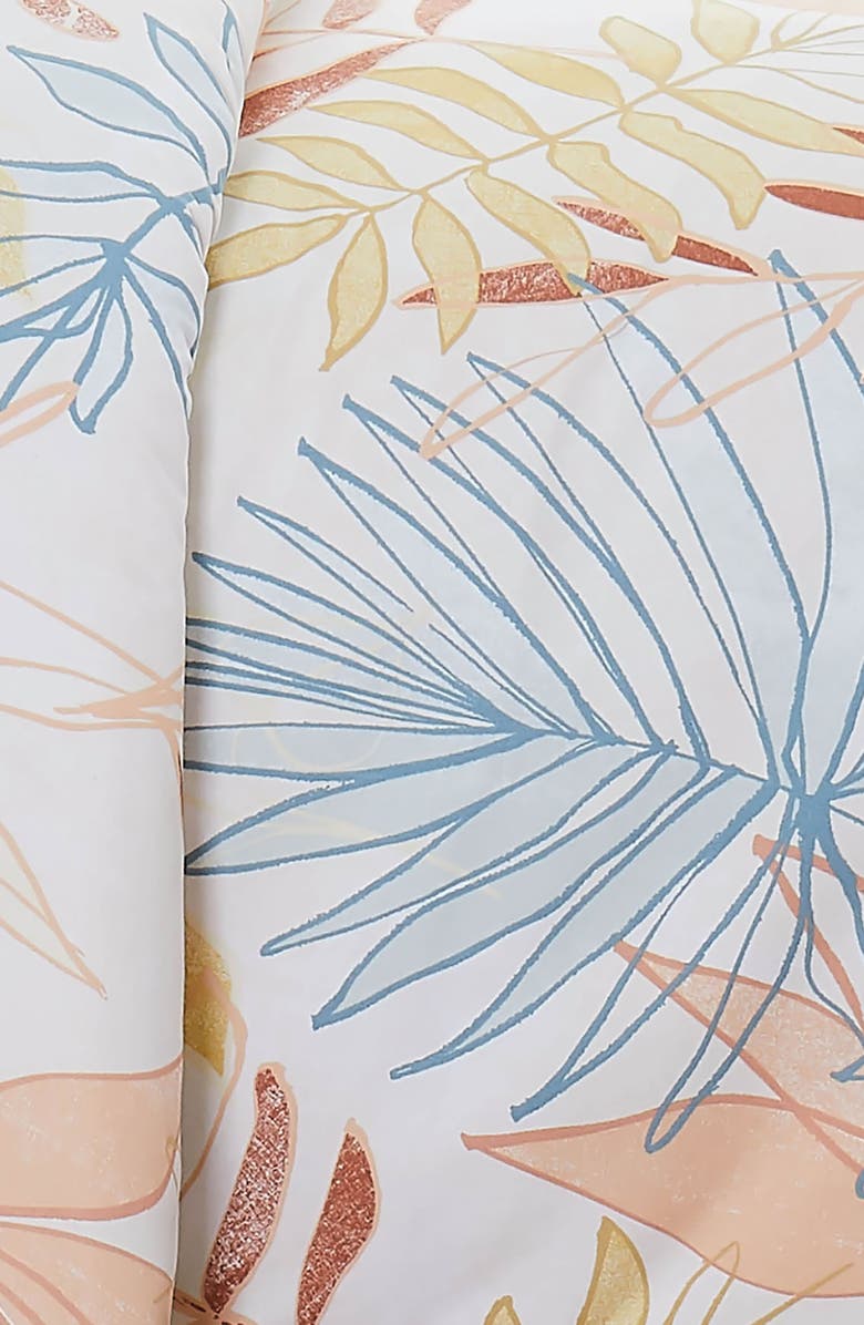 SOUTHSHORE FINE LINENS Tropic Leaf Duvet Cover Set, Alternate, color, Tropic Leaf