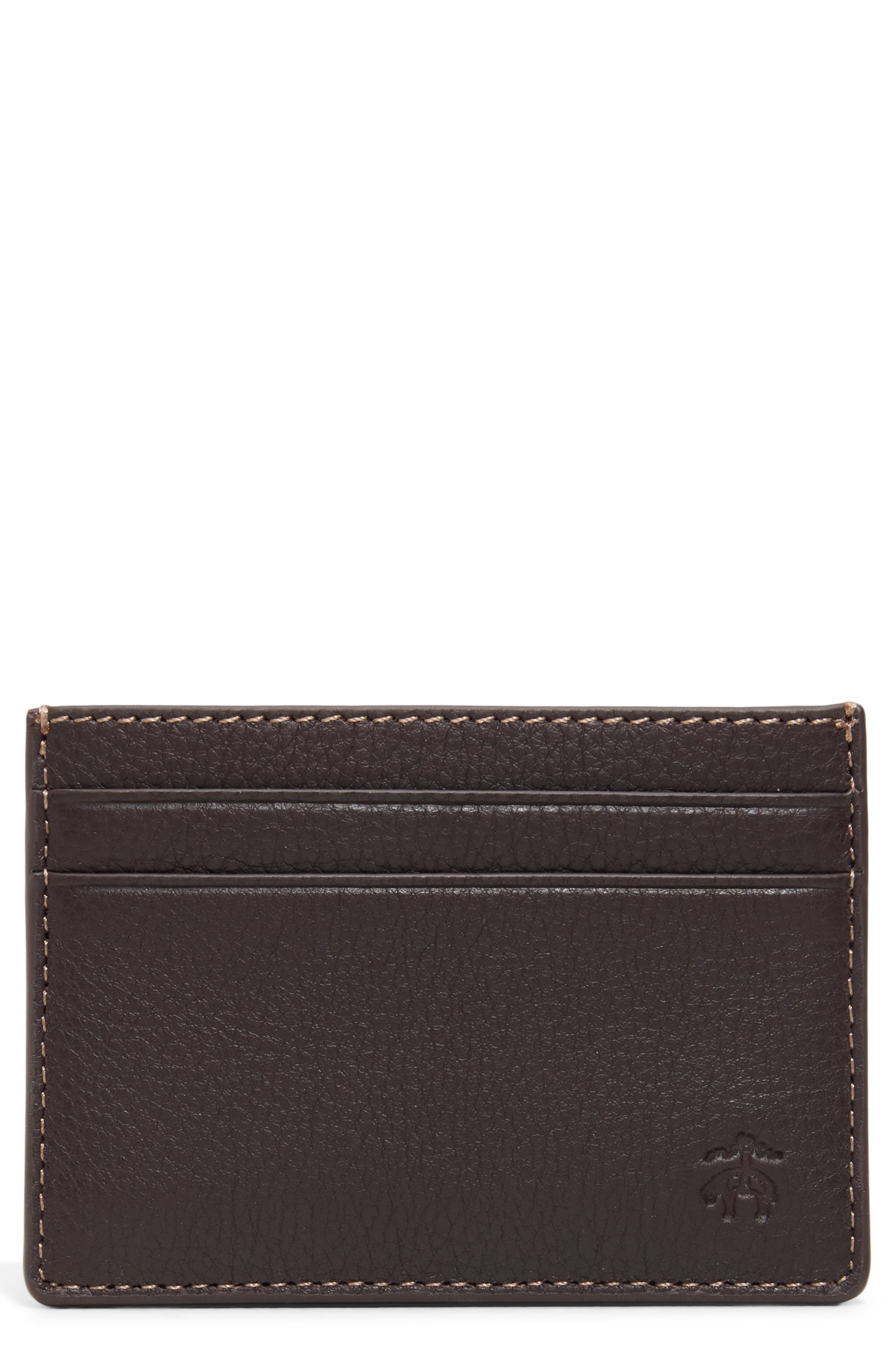 Brooks Brothers Portland Pebbled Leather Card Case