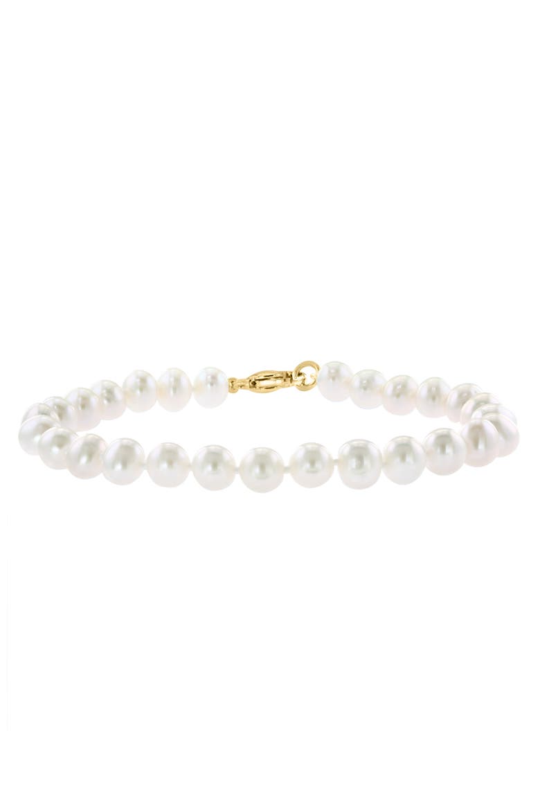 14Ky ,Fresh Water Pearl Set, Alternate, color, Hematite and FW Blush Pearl